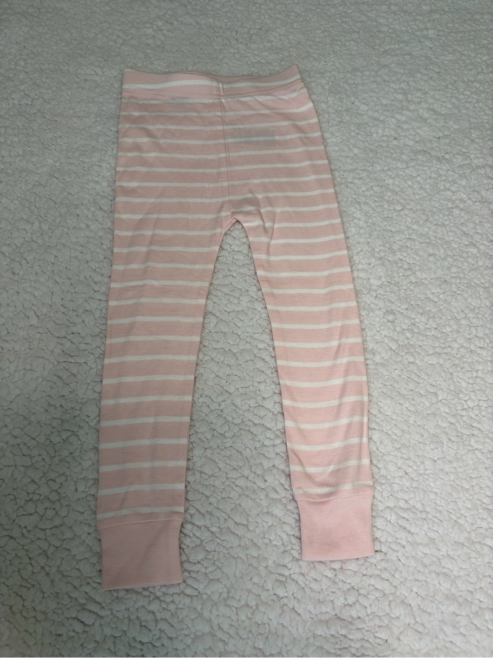 Kids Pink and White Striped Bottoms